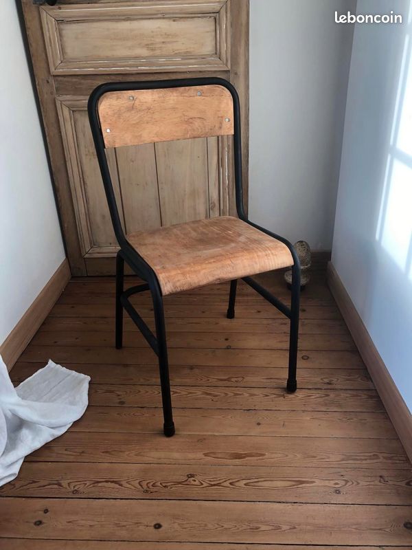 Old vintage school chair