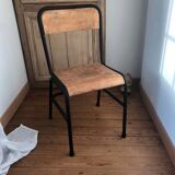 Old vintage school chair