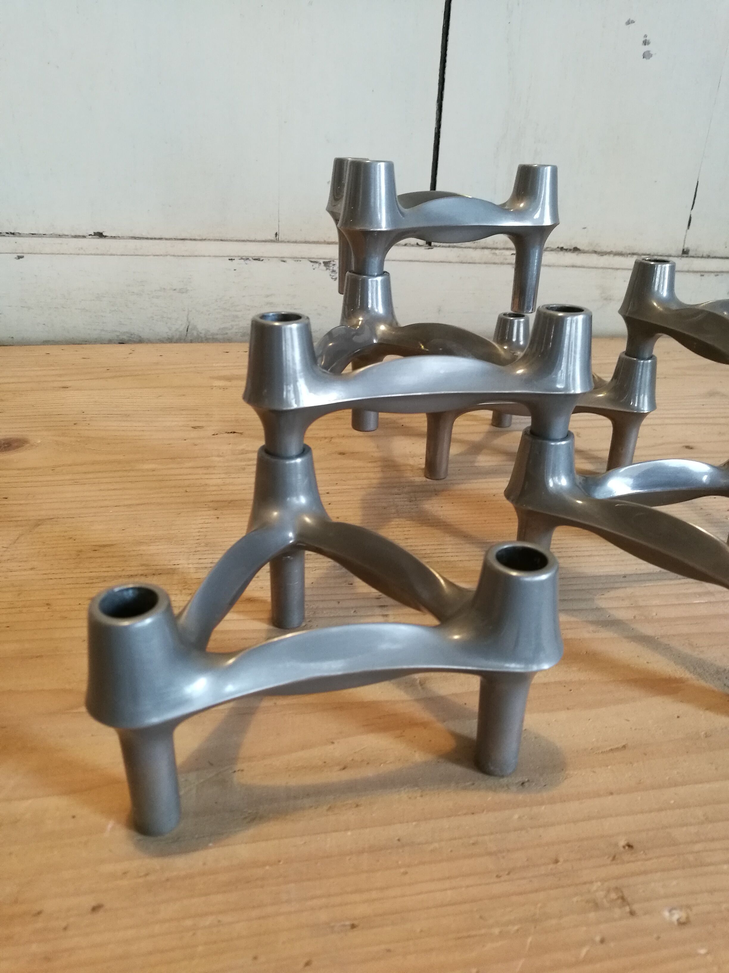 Set of 6 candlesticks nagel