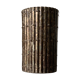 Silver vase bamboo pattern vegetale