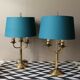 Paire de lampes bouillottes 19é style empire
