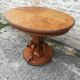 Oval pedestal table
