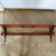 Wall shelf - coat rack - 7 hooks - oak stain - country style - cloakroom