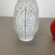 Set of 2 fat lava pottery vase made Bay Ceramics, Germany