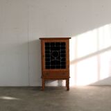 vintage bedside table | side table | Kjaernulf | oak