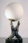 Louis Carvin otter lamp