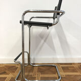 Set of 6 Bauhaus bar stools. Mart stam style hokers.