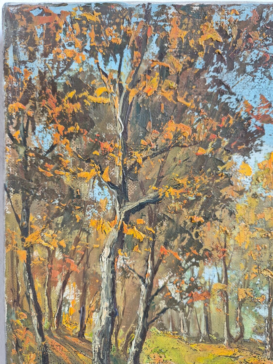 Reflections on the pond - Oil on canvas