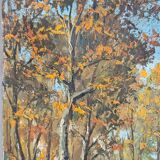 Reflections on the pond - Oil on canvas