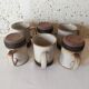 6 mugs grès
