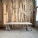 Table basse à tréteaux