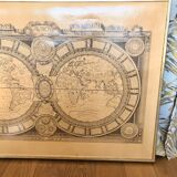 Planisphere on leather