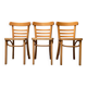 Mid-century German bentwood chairs by ZPM Radomsko for Mobilair, 1950s, set of 3.