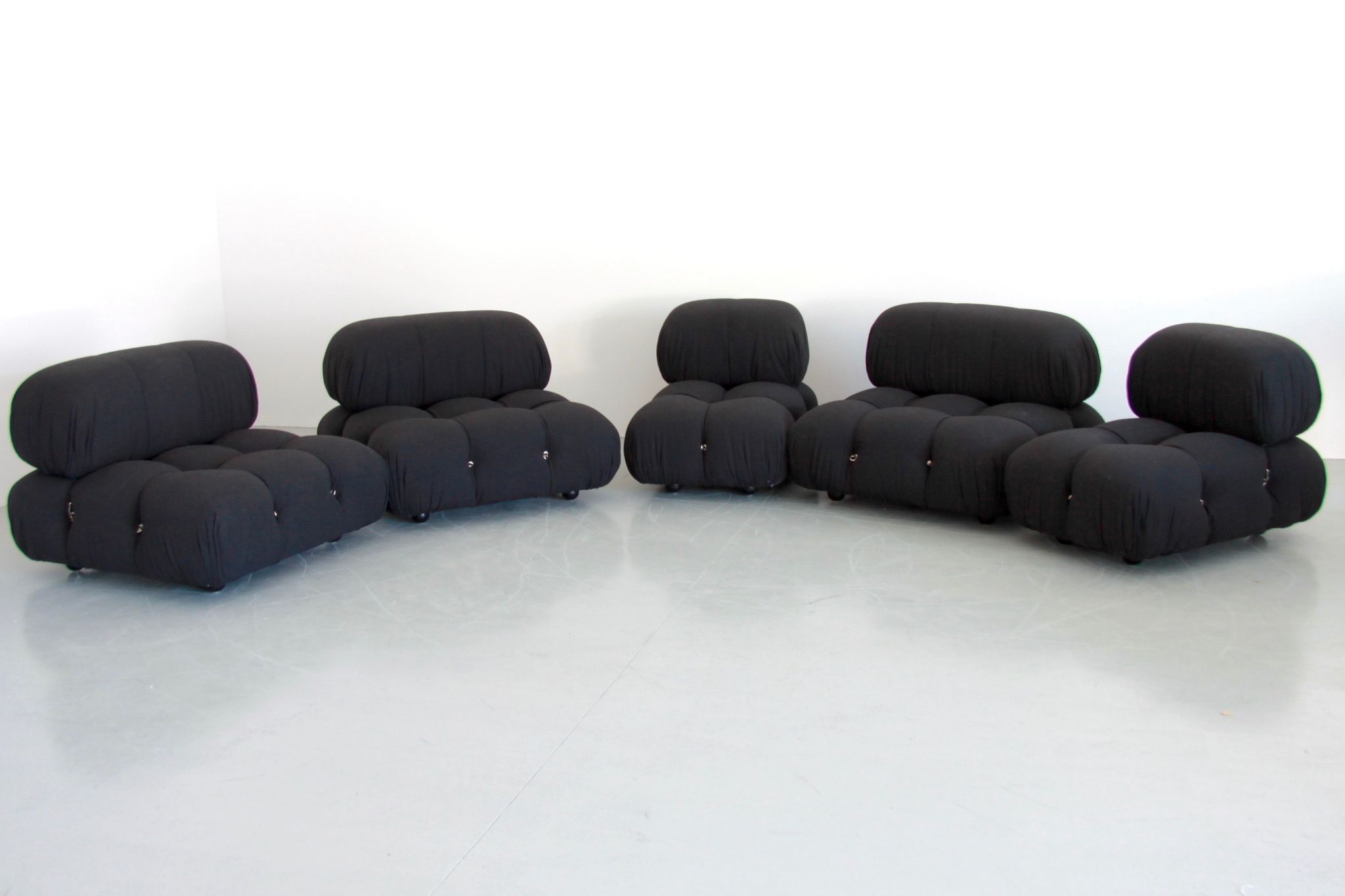 Set of 5 sofas by Mario Bellini Camaleonda B&B Italia, 1970
