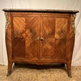 Marquetry sideboard Louis XV bronze 1940