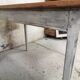 Old bistro table