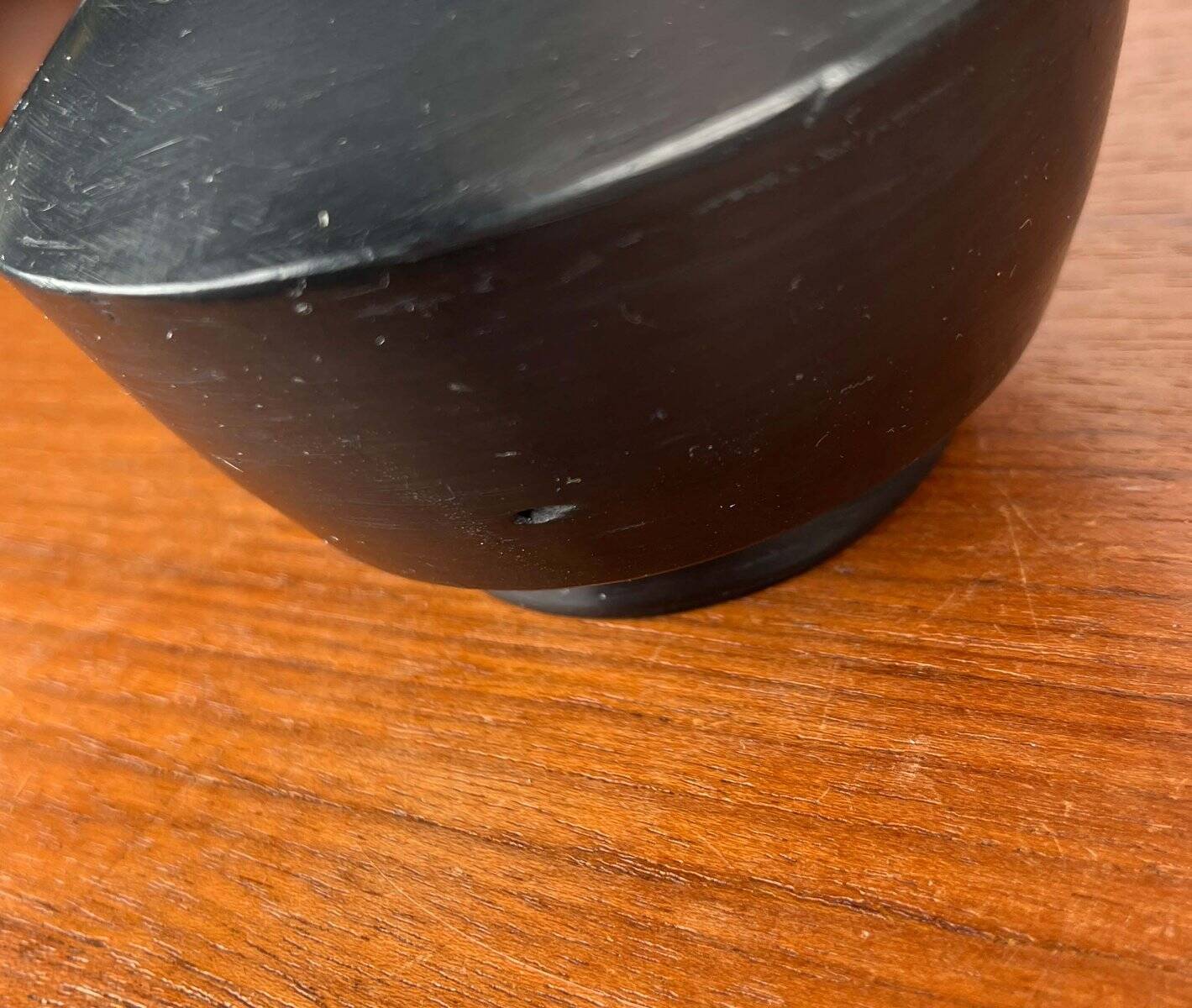 Black Clay Vase from modern studio pottery of mid-century Lama Oaxaca, Mexico, 1960s