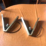 Pair of art deco wall sconces
