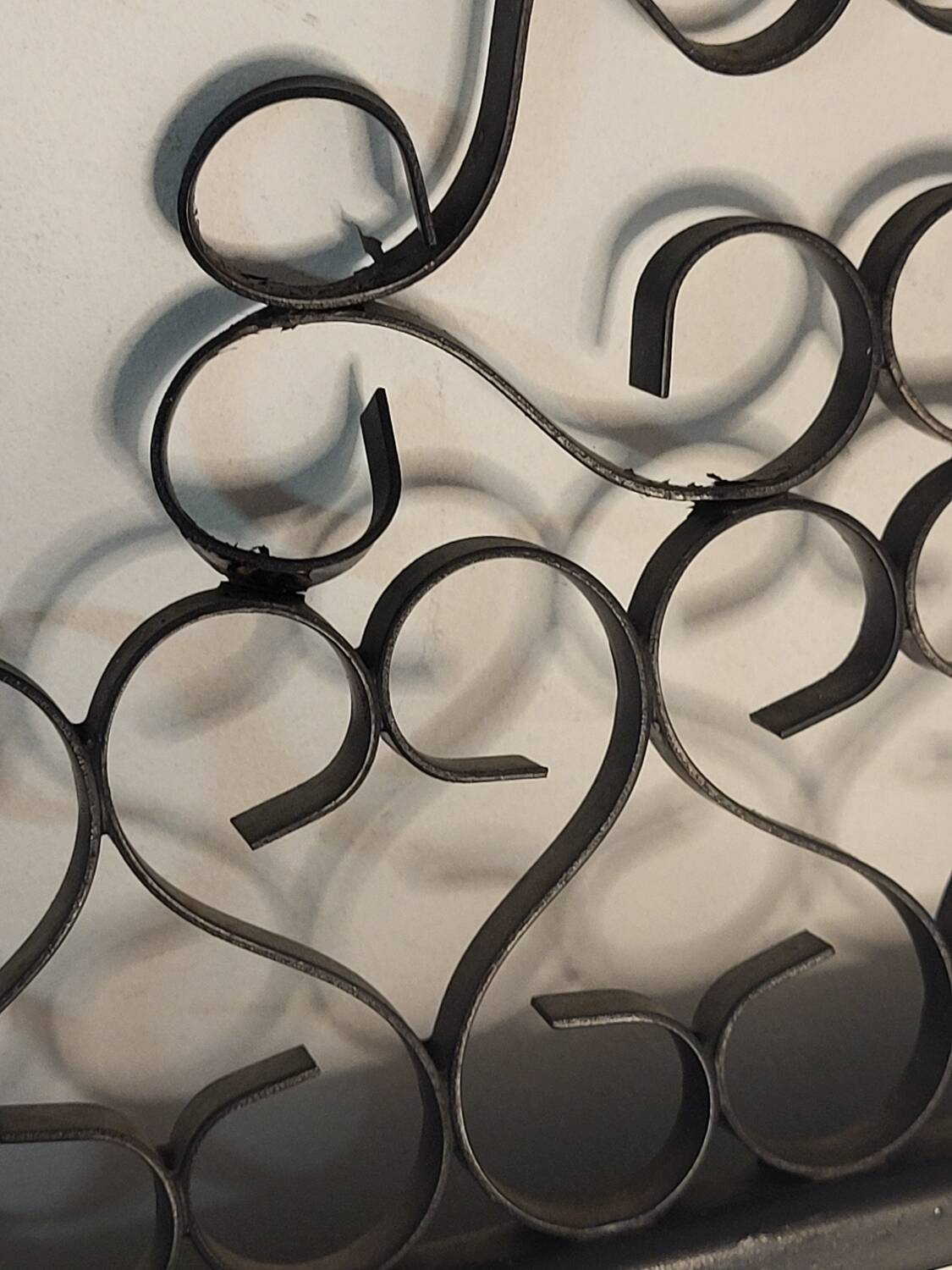Miroir métal vintage