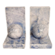 Blue marble bookend. Spain, 1970s.