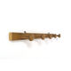 Porte manteau vintage en bois, 5 patères