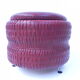 Vintage pouf on 3 legs