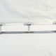 Coat rack has 3 pastes in chromed metal vintage