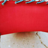 Camp bed or vintage sunbathing