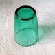 4 glasses 19 cl Retro emerald green tempered glass Arcoroc France