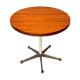 Early Round Dining teak table By Ray and Charles Eames for Herman Miller, 1950s