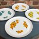Lotus arcopal 4 vintage plates