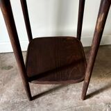 Dark wood side table