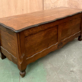 Solid oak toy chest XXth century