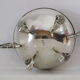 Silver sugar bowl with paw feet and ornate handles