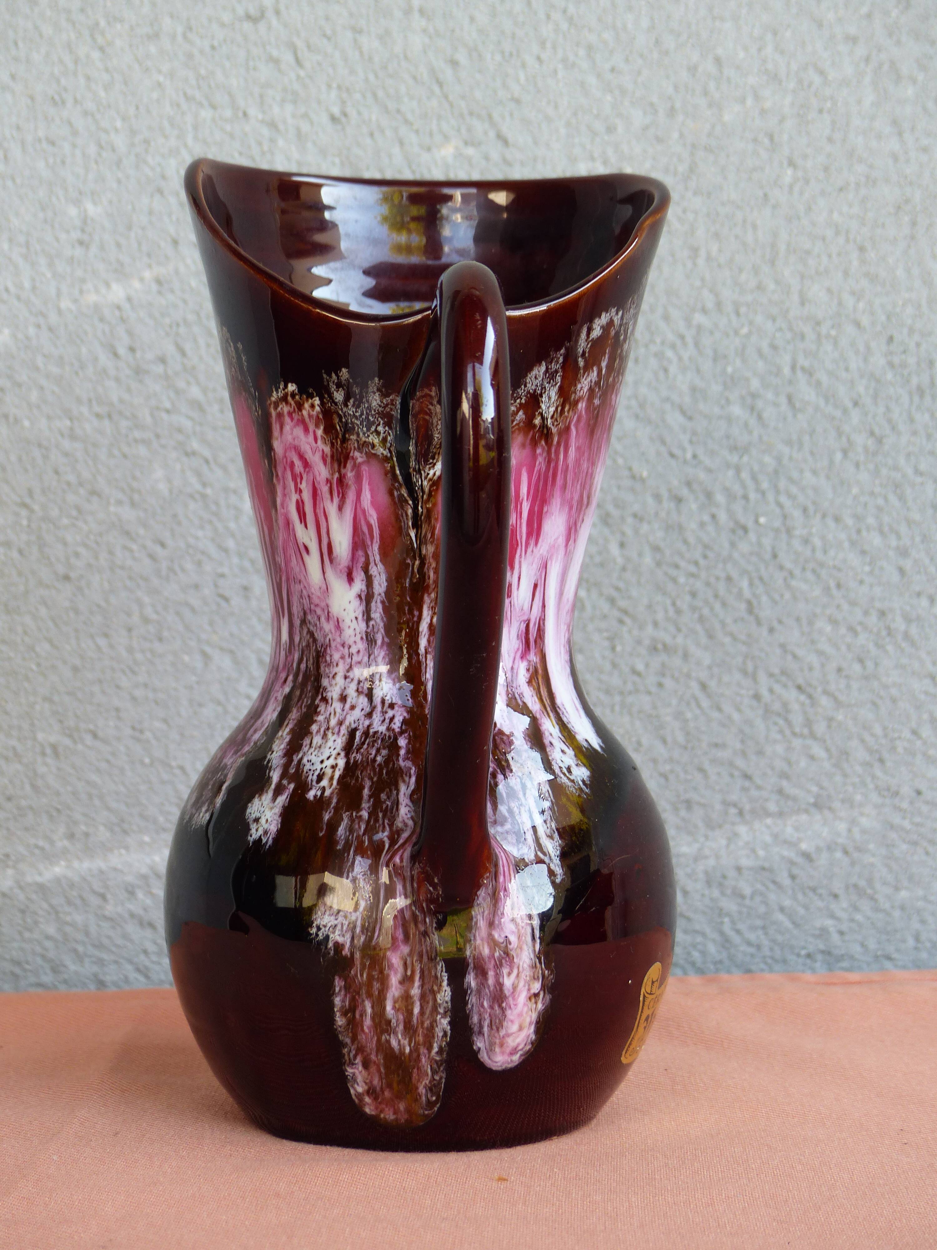 Vallauris ceramic pitcher