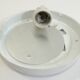 Vintage white opaline glass shell wall light – Ann wall lamp