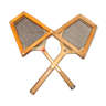 Paire de raquettes de tennis vintage