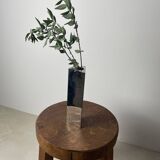 Vintage chrome vase