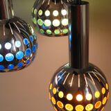 Mid Century Cascade suspension with 3 light points, Massive Belgium 1960