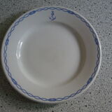 Assiette plate Marine Nationale