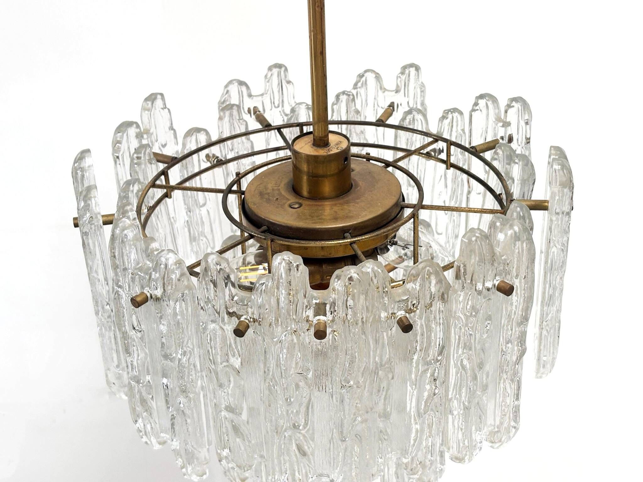 Chandelier en verre Kinkeldey