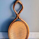 Rattan mirror 1960
