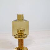 Hans-Agne Jakobsson Table Lamp Model B-102 in brass and glass, 1960s, Sweden
