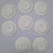 Lot De 8 Assiettes Plates Manufacture Salins