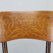 Pair of Thonet Art Nouveau bentwood chairs, Czechoslovakia, 1920s