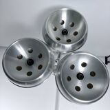 Space Age, Large metal and plastic chandelier by Studioluce. Italy 1970s