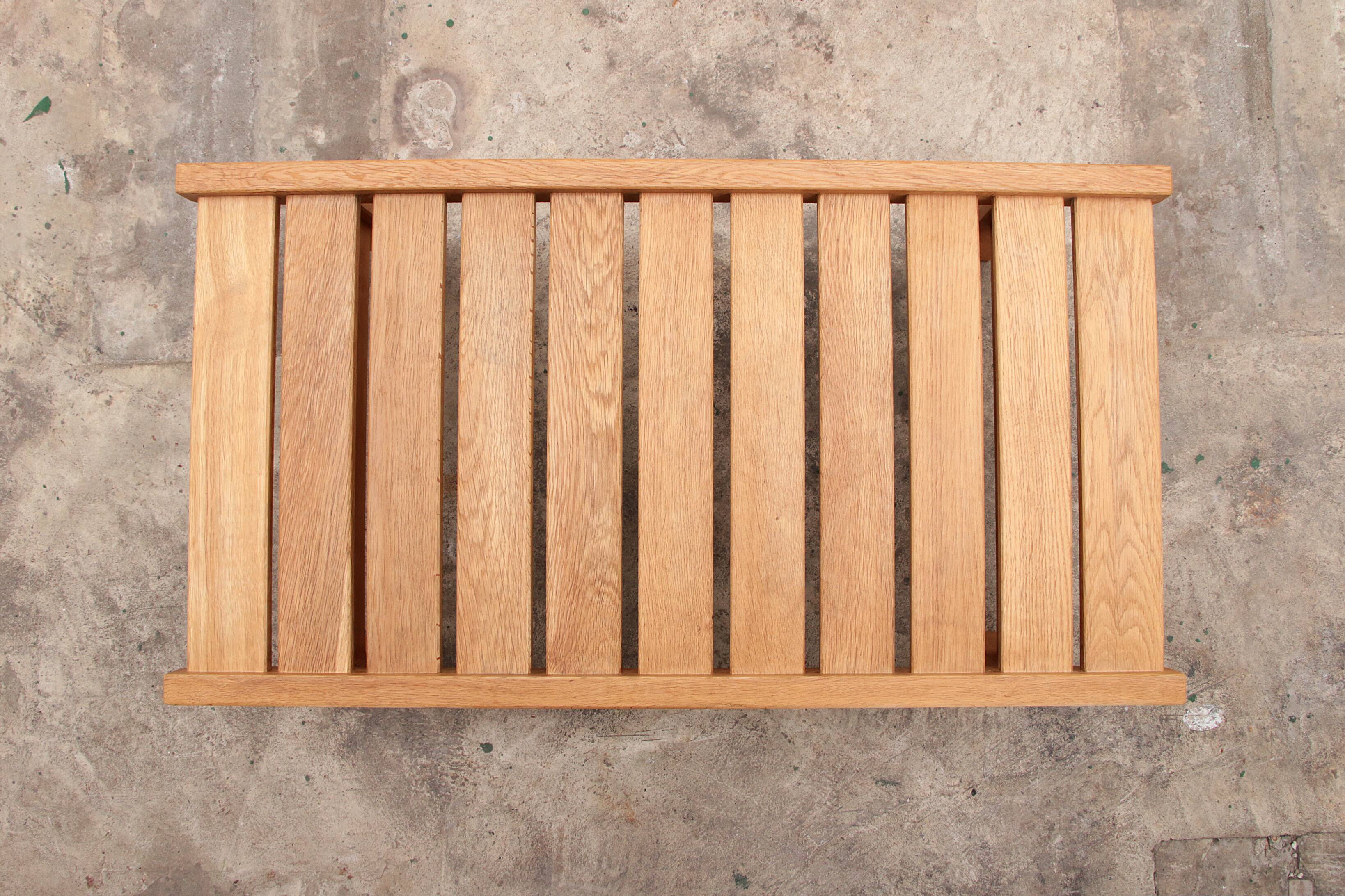 Bernt Petersen for Niels Eilersen bench made of oak, 1960