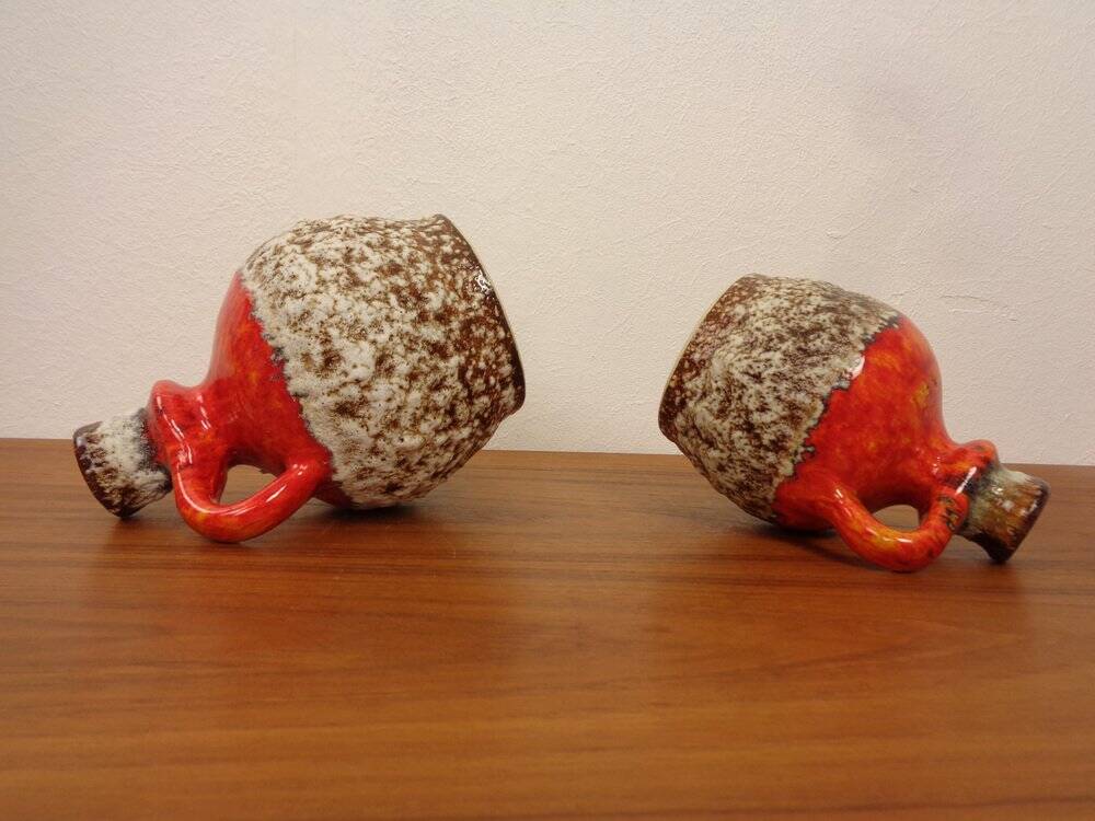 Fat Lava ceramic vases from Jopeko, 1970s, set of 2.