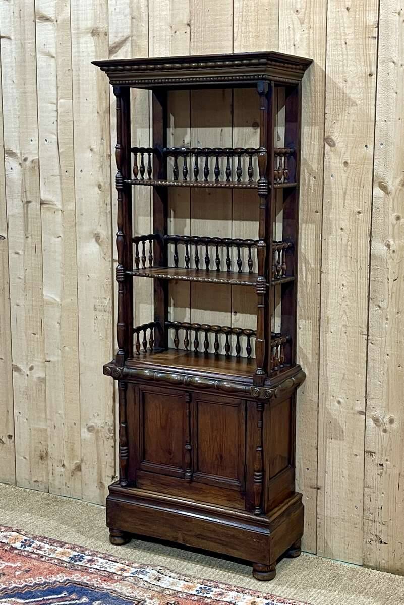 Late 19th century fir bookcase