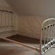 Wrought iron and copper bed, 1900